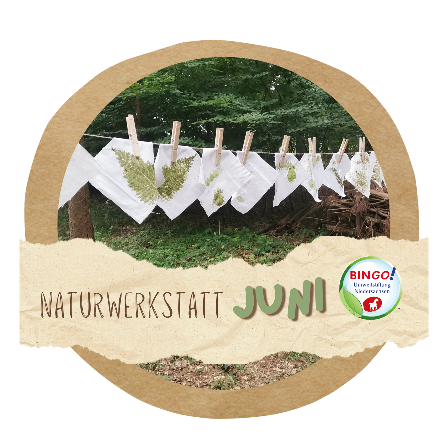 KOSTENLOSER AKTIONSTAG: Naturwerkstatt "Bunter Pflanzendruck" - Samstag, 13. Juni 2026